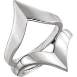 14K White Metal Ring Guard