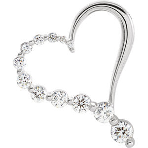 Journey Diamond Heart Pendant