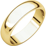 14K Rose 2.5mm Half Round Band