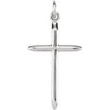 Sterling Silver 25x15mm Cross Pendant without Packaging