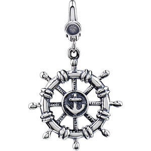 Ship Wheel Charm