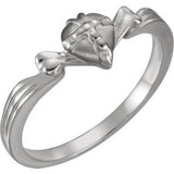 Sterling Silver The Gift Wrapped Heart® Ring Size 6