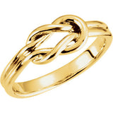 Sterling Silver Knot Design Ring