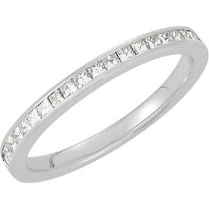 Platinum 1-2 CTW Diamond Band