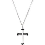 Enameled Cross Necklace