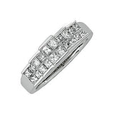 14K White 1 CTW Diamond Anniversary Band