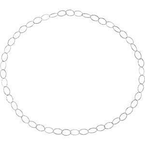 Sterling Silver Endless 36" Chain