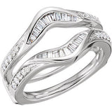 14K Yellow 1-2 CTW Diamond Ring Guard