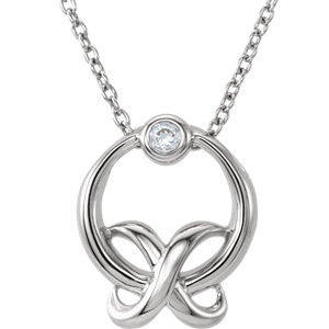 Diamond "XO" Necklace