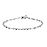 14K White 1 CTW Diamond Line 7.25" Bracelet