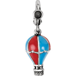 Enamel Hot Air Balloon Charm