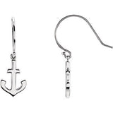 Petite Anchor Earrings