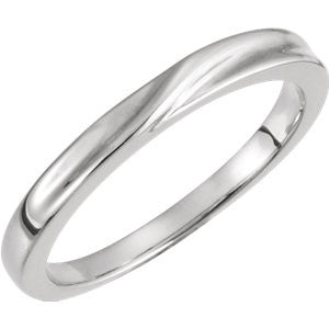 14K White Band