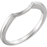 14K White 5.8mm Band