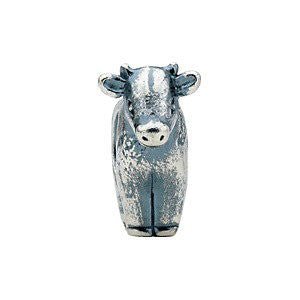 Sterling Silver Kera® Sterling Silver Cow Bead