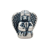 Sterling Silver 15.75x14.5mm Angel Slider Bead