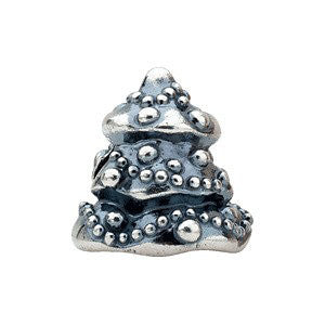 Sterling Silver 12.25mm Christmas Tree Bead