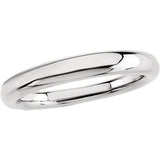 18K Yellow 3.5mm Fancy Tapered Band