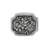 Sterling Silver 11.7x9.6mm Holly Bead