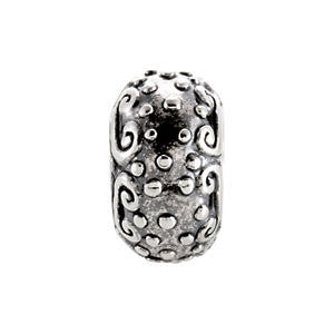 Sterling Silver 10x5.75mm Decorative Bead