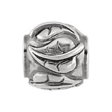 Sterling Silver 10.75x10.25mm Ivy Leaf Bead