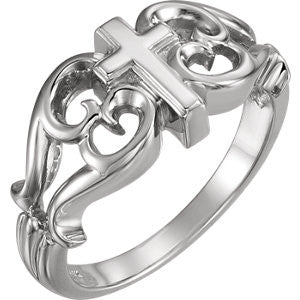 Sterling Silver Cross Ring