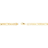 14K Yellow 6.5mm Figaro 8" Chain