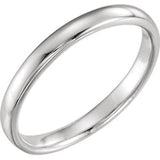 14K White Band