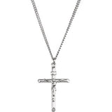 Sterling Silver Crucifix Pendant