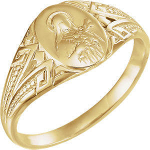 14K Yellow St. Theresa Ring