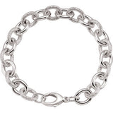 Sterling Silver Link 7.5" Chain