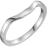 14K White Band