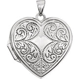 14K Yellow Heart Locket