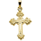 Hollow Design Cross Pendant