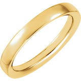 14K White 4mm Design Band Size 11