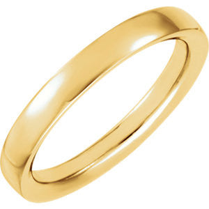 14K White 4mm Design Band Size 11