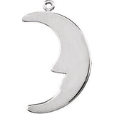 Petite Half Moon Dangle