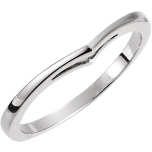 14K White Band