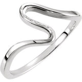 14K White Metal Fashion Ring