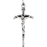 14K Yellow 23x14mm Crucifix Pendant