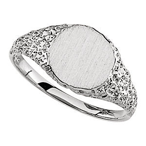 Sterling Silver Signet Ring