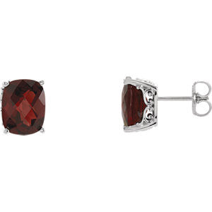 Genuine Mozambique Garnet Earrings