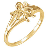 10K Yellow Angel Chastity Ring Size 7 with Packaging