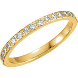 14K White 1-3 CTW Diamond Anniversary Band