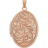 Sterling Silver Oval Locket