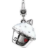 Enamel Cupcake Charm