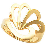 14K Yellow Freeform Ring