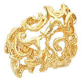 14K Yellow Freeform Ring