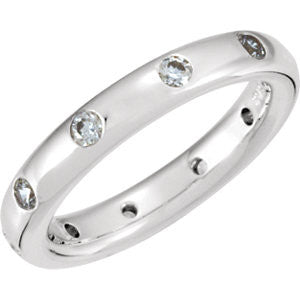 Diamond Semi-mount Engagement Ring or Band