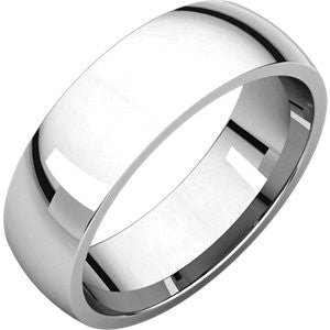 Continuum Sterling Silver 6mm Light Comfort Fit Band